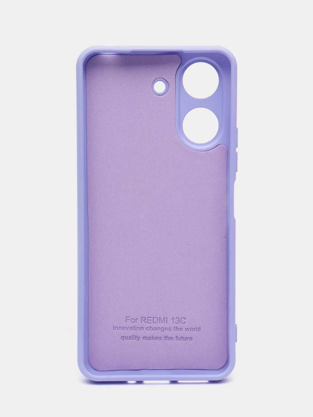 Сиреневый чехол Silicone Cover для Xiaomi Redmi 13C / Poco C65, Редми 13С / Поко С65, силиконовый