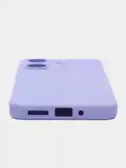Сиреневый чехол Silicone Cover для Xiaomi Redmi 13C / Poco C65, Редми 13С / Поко С65, силиконовый