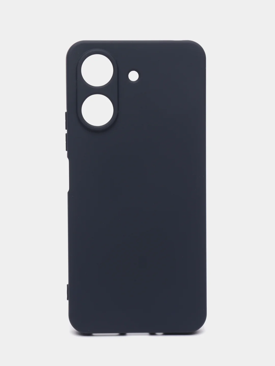 Темно-синий чехол Silicone Cover для Xiaomi Redmi 13C / Poco C65, Редми 13С / Поко С65, силиконовый