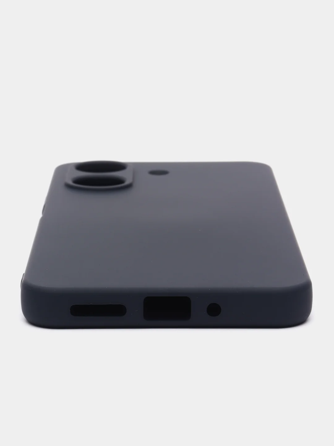 Темно-синий чехол Silicone Cover для Xiaomi Redmi 13C / Poco C65, Редми 13С / Поко С65, силиконовый