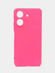 Фуксия чехол Silicone Cover для Xiaomi Redmi 13C / Poco C65, Редми 13С / Поко С65, силиконовый