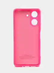 Фуксия чехол Silicone Cover для Xiaomi Redmi 13C / Poco C65, Редми 13С / Поко С65, силиконовый