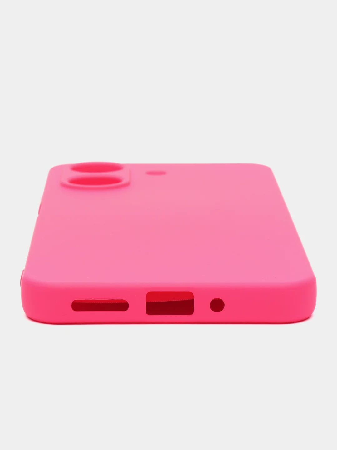 Фуксия чехол Silicone Cover для Xiaomi Redmi 13C / Poco C65, Редми 13С / Поко С65, силиконовый