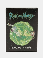 Игральные карты 52шт. пластиковые Rick and Morty "Рик и Морти"