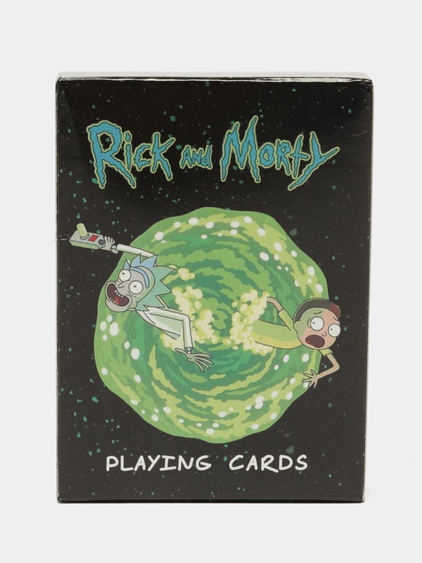 Игральные карты 52шт. пластиковые Rick and Morty "Рик и Морти"