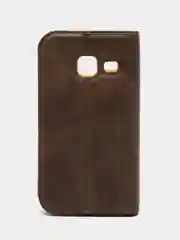 Бежевый чехол книжка для Samsung J5 Prime/j1 2016 с оконом