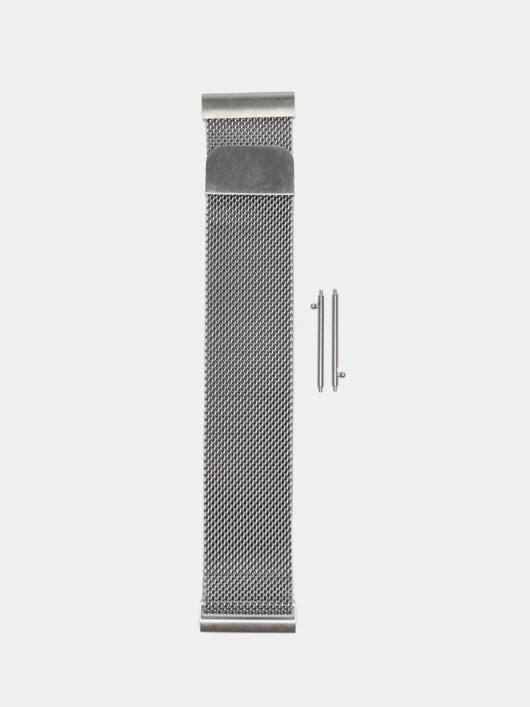 Серебряный металлический ремешок  20, 22 мм Миланская петля Galaxy Watch Huawei Garmin Amazfit