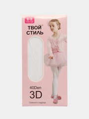 Детские капроновые колготки, белые