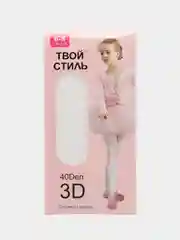 Детские капроновые колготки, белые