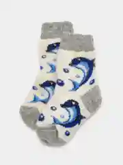 Носочки шерстяные "Дельфин"