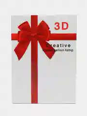 Желтый светильник 3D декоративный, подарочный, с подставкой для ручек на стол, подарок на 8 марта