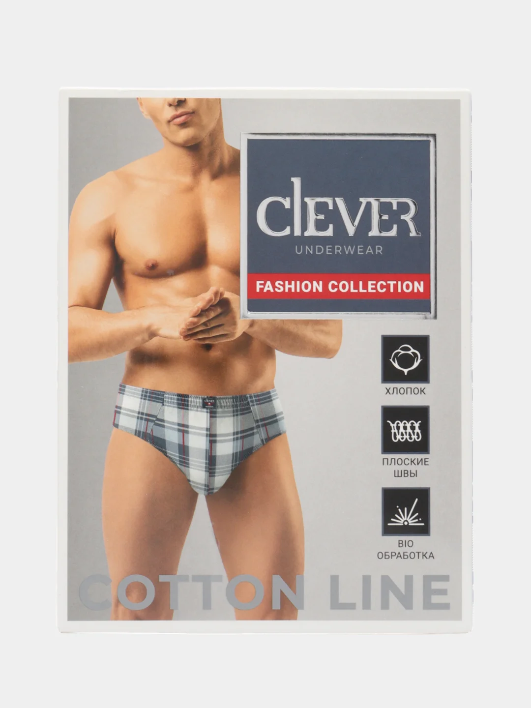 Серый мужские трусы плавки Clever Wear