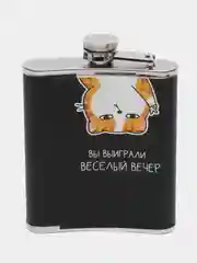 Хром фляжка подарочная, из нержавеюей стали, 210 мл