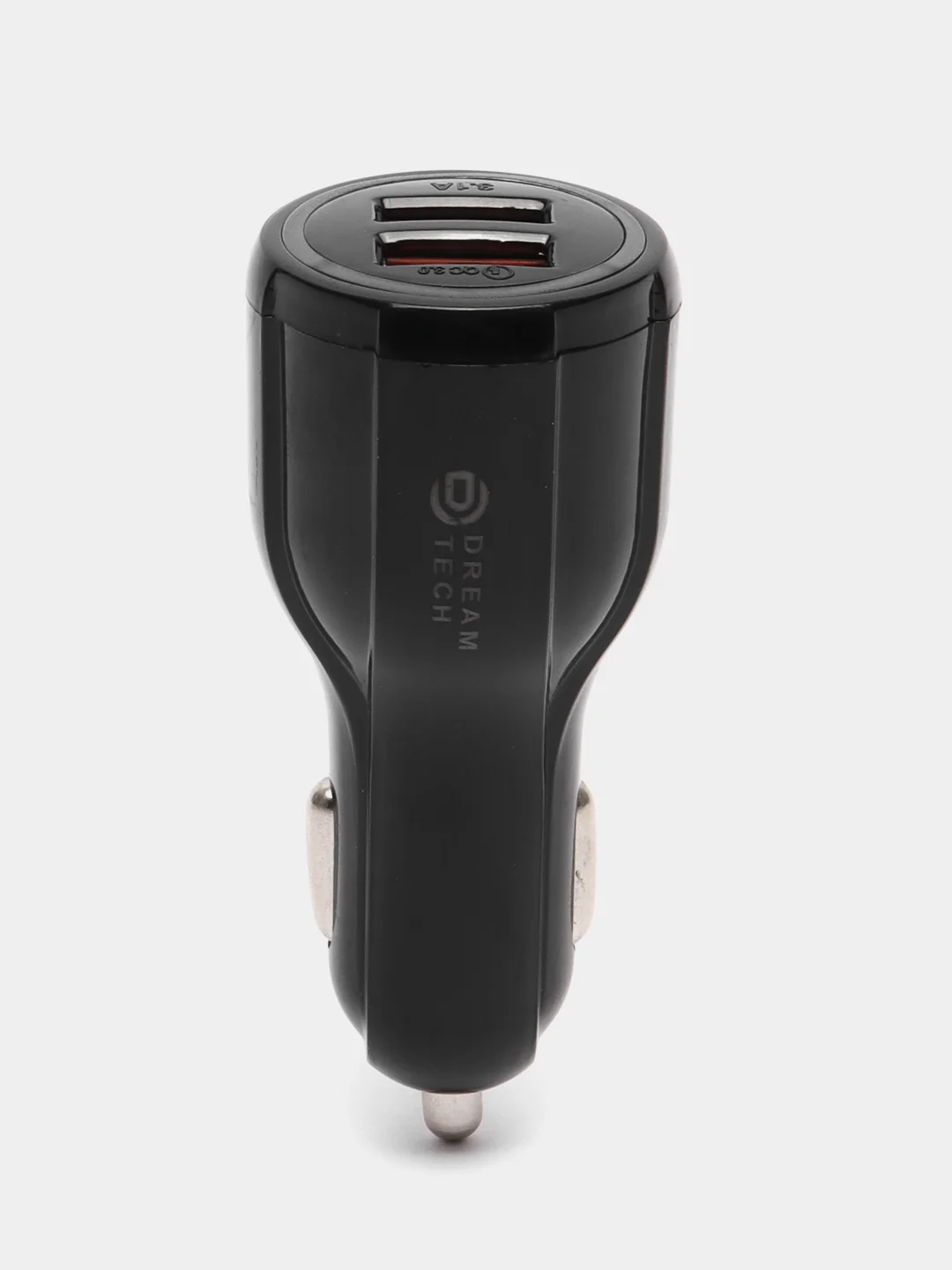 Черный автомобильное зарядное устройство 2USB 5В/2А