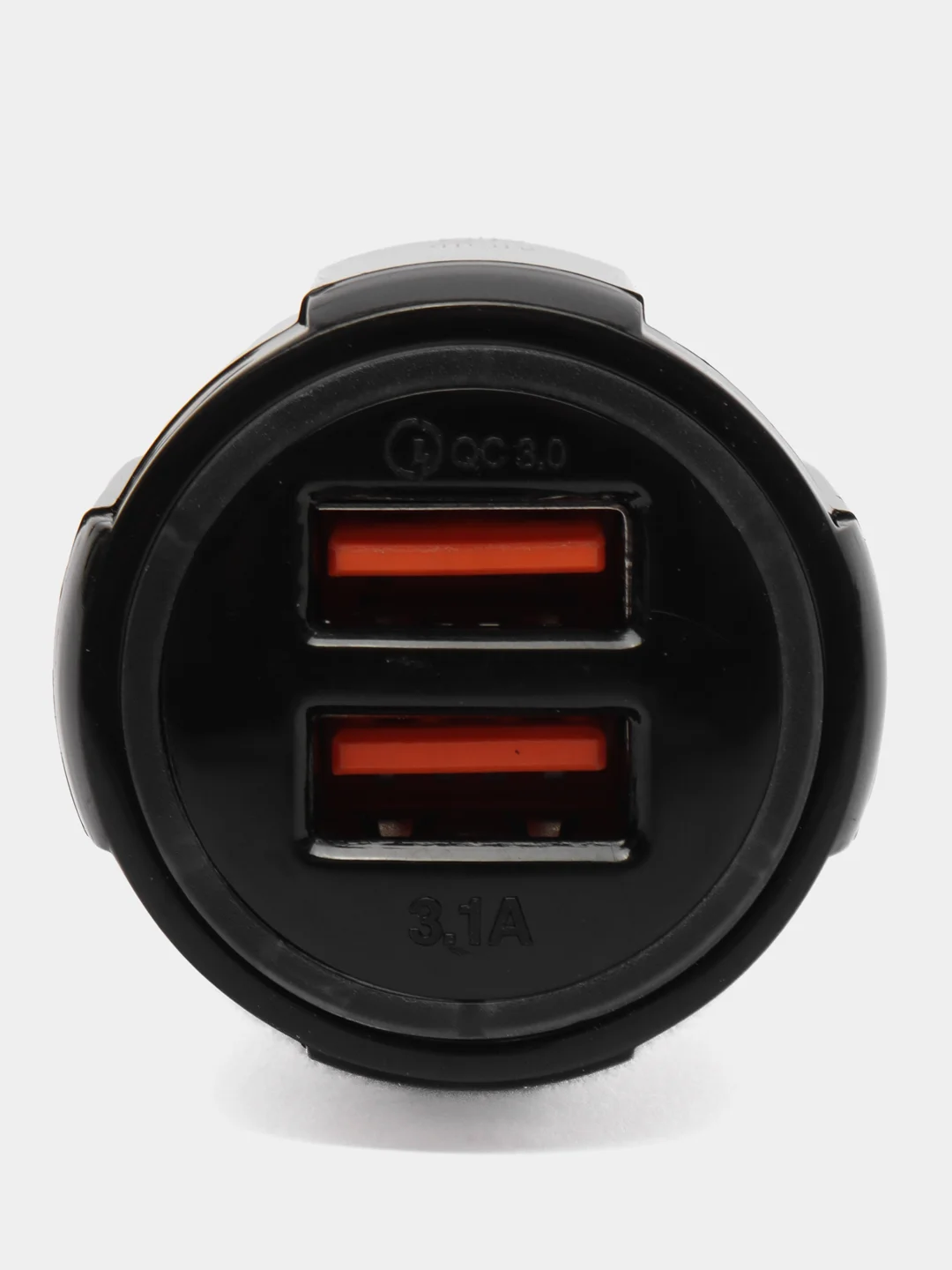 Черный автомобильное зарядное устройство 2USB 5В/2А