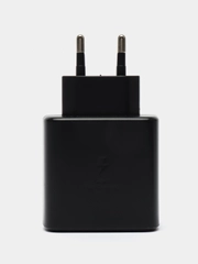 Зарядное устройство для Самсунг, 45w pd, быстрая зарядка, цвет черный