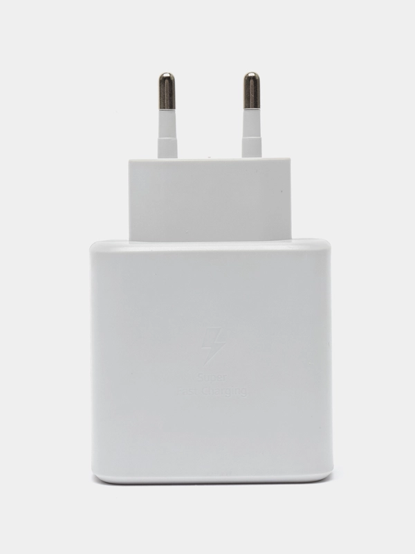 Зарядное устройство для Самсунг, 45w pd, быстрая зарядка, цвет белый