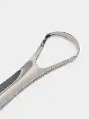 Серебряный скребок для языка стальной, щетка для чистки языка, очиститель полости рта