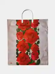 Пакет подарочный с пластиковой ручкой/Прочный пакет на каждый день