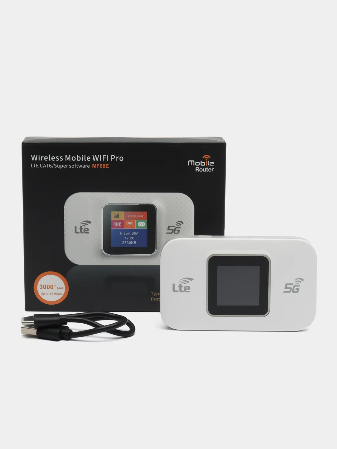 Белый модем. Мобильный Роутер Wi-Fi 4G LTE SIM карманный