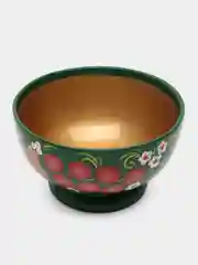 Сахарница-конфетница из дерева, ручная работа, хохлома