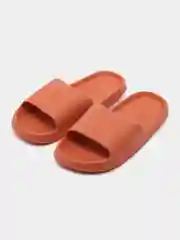 Рыжий сланцы / шлепанцы женские на высокой подошве