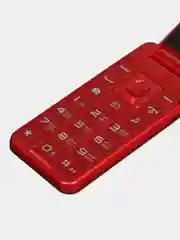 Красный мобильный телефон Philips E2601