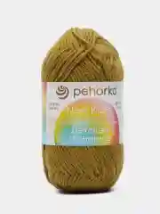 Оливковый пряжа Пехорка Детская новинка, 100% акрил, 50 г, 200 м