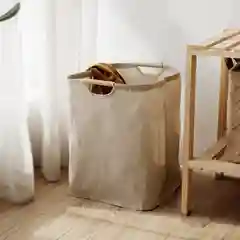 Корзина-сумка для белья, тканевая, с ручками, для хранения