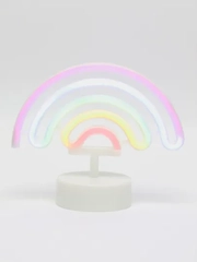 Неоновый светильник-ночник "Радуга" с USB кабелем или на батарейках, неоновая лампа