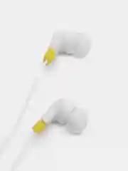 Белый наушники проводные с микрофоном Stereo Earphone Sport Music