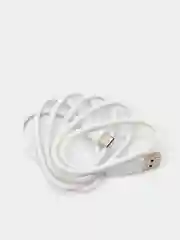 Белый кабель USB Type C 5A для быстрой зарядки / 1 метр