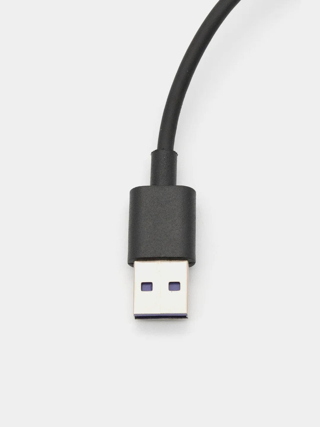 Белый кабель USB Type C 5A для быстрой зарядки / 1 метр