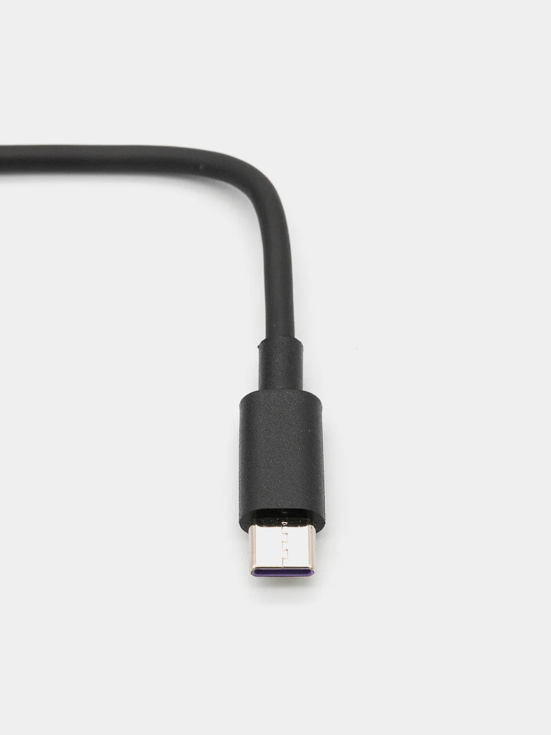 Белый кабель USB Type C 5A для быстрой зарядки / 1 метр