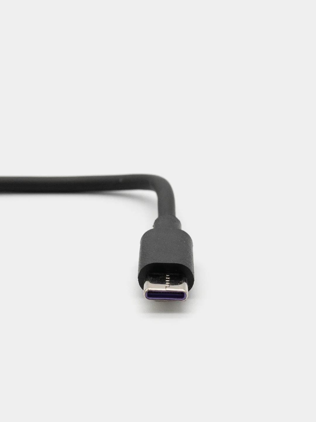 Белый кабель USB Type C 5A для быстрой зарядки / 1 метр