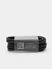 Черный кабель USB Type C 5A для быстрой зарядки / 1 метр