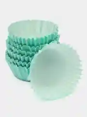 Бирюзовый форма для выпечки круглая, 3,5 x 2 см