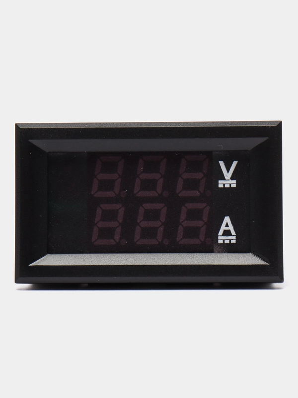 Вольтметр-амперметр цифровой 0-100VDC 0-100A красный/зеленый с шунтом