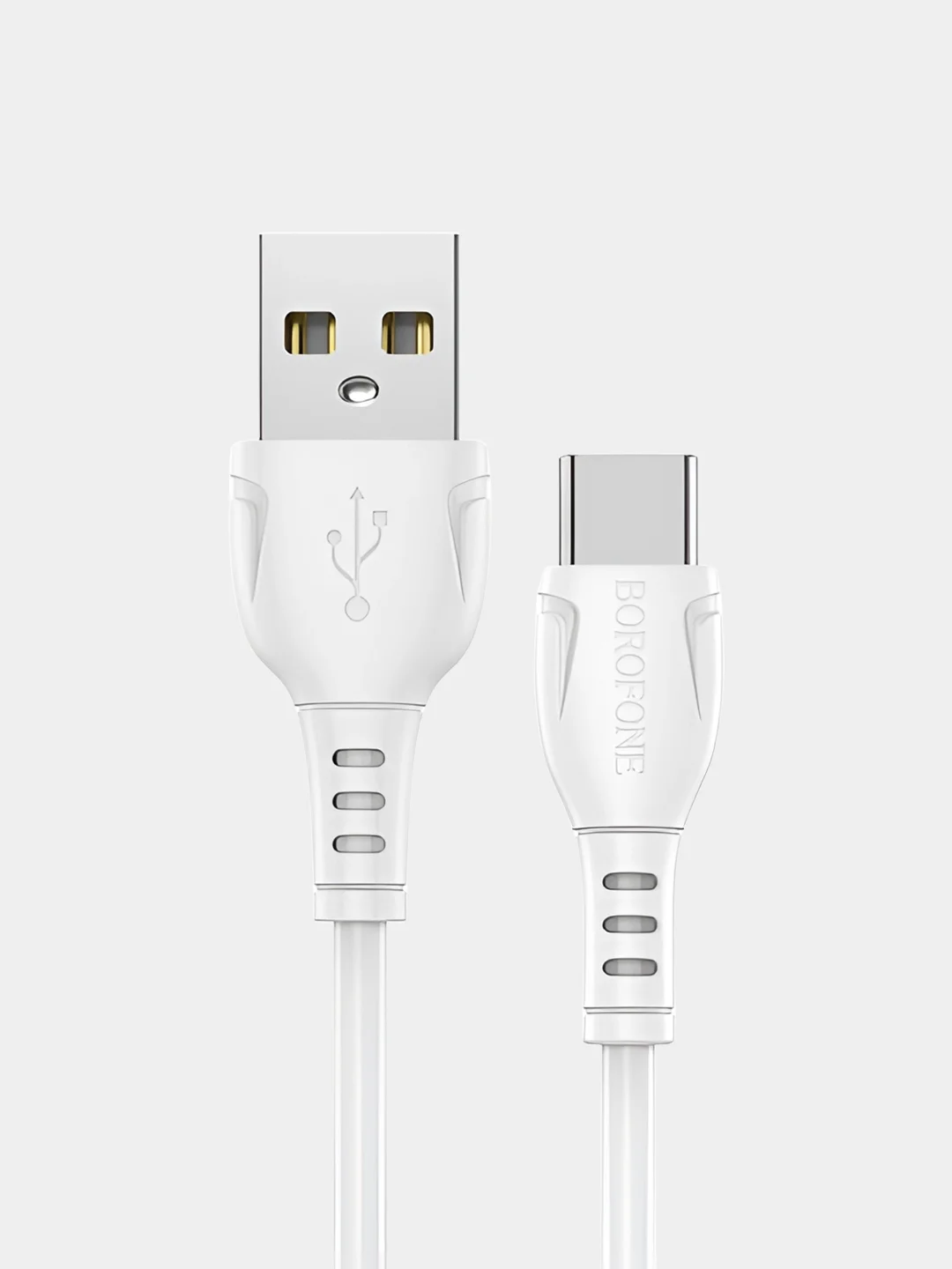 Белый кабель Type-C USB, быстрая зарядка, для андроид, Borofone BX51, 3А