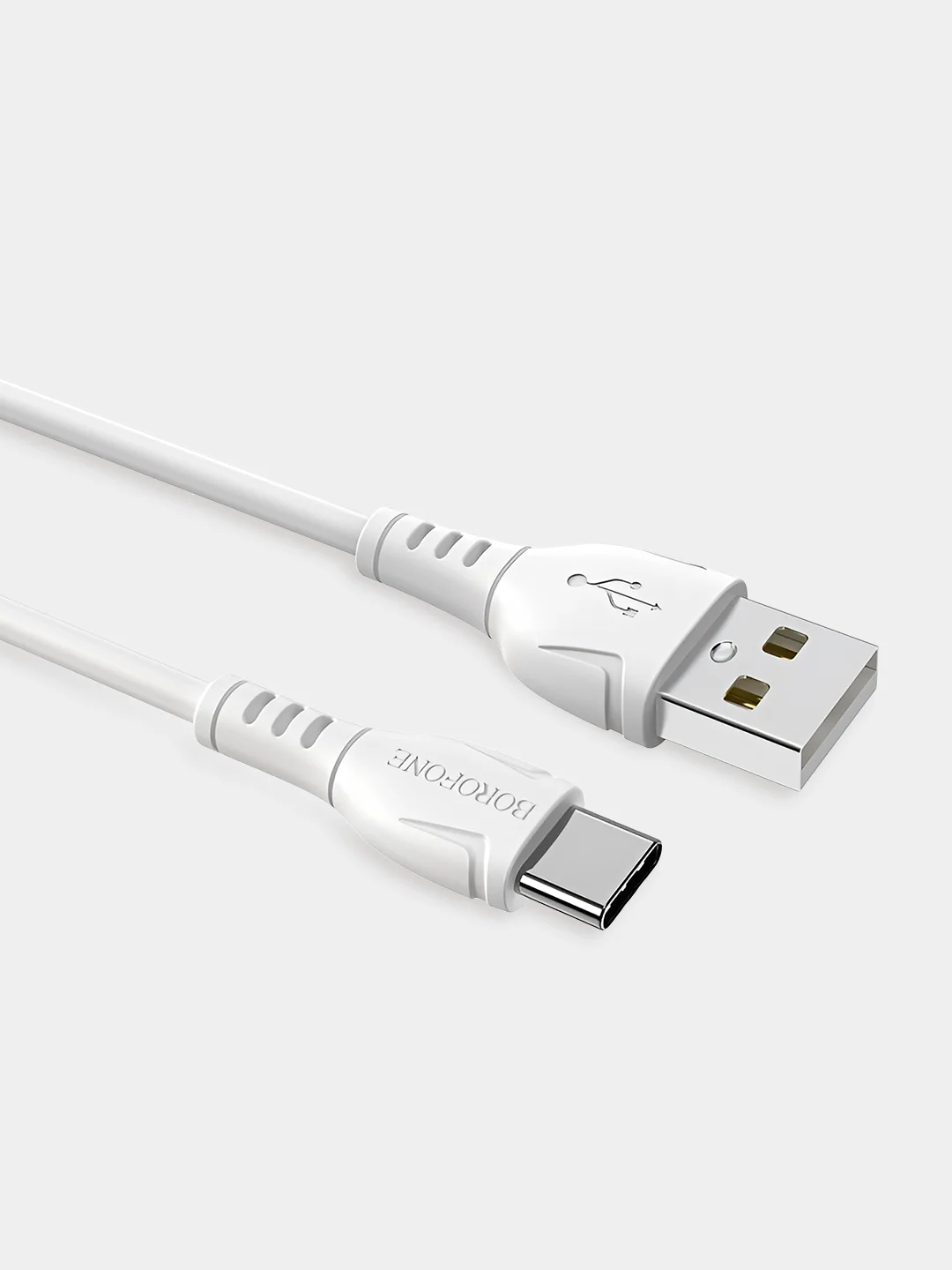 Белый кабель Type-C USB, быстрая зарядка, для андроид, Borofone BX51, 3А