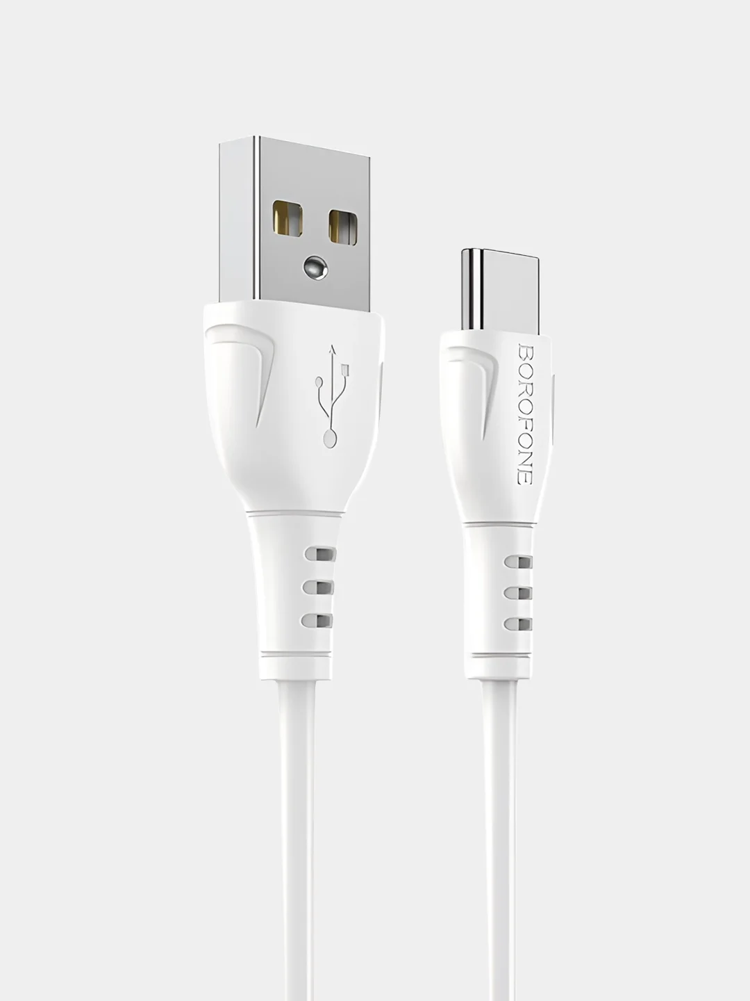 Черный кабель Type-C USB, быстрая зарядка, для андроид, Borofone BX51, 3А