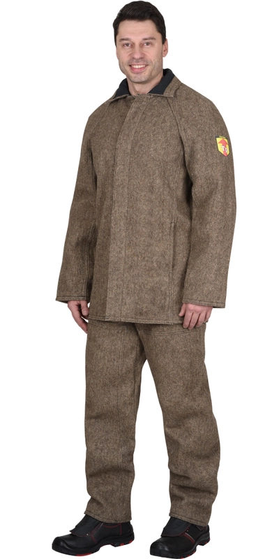 Костюм суконный (Сукно с огнеупорной пропиткой, пл. 760 г/м2, ГОСТ)