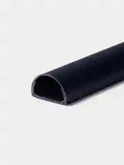Черный кабель-канал полукруглый 20*12*1000 Уфакор АРКА, 1шт