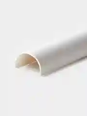 Белый кабель-канал полукруглый 20*12*1000 Уфакор АРКА, 1шт