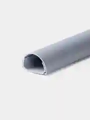 Серый кабель-канал полукруглый 20*12*1000 Уфакор АРКА, 1шт
