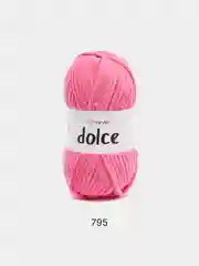 Тёмно-розовый пряжа Плюшевая YarnArt Dolce 100% Микрополиэстер 100г 120м (Велюровая ЯрнАрт Долче)
