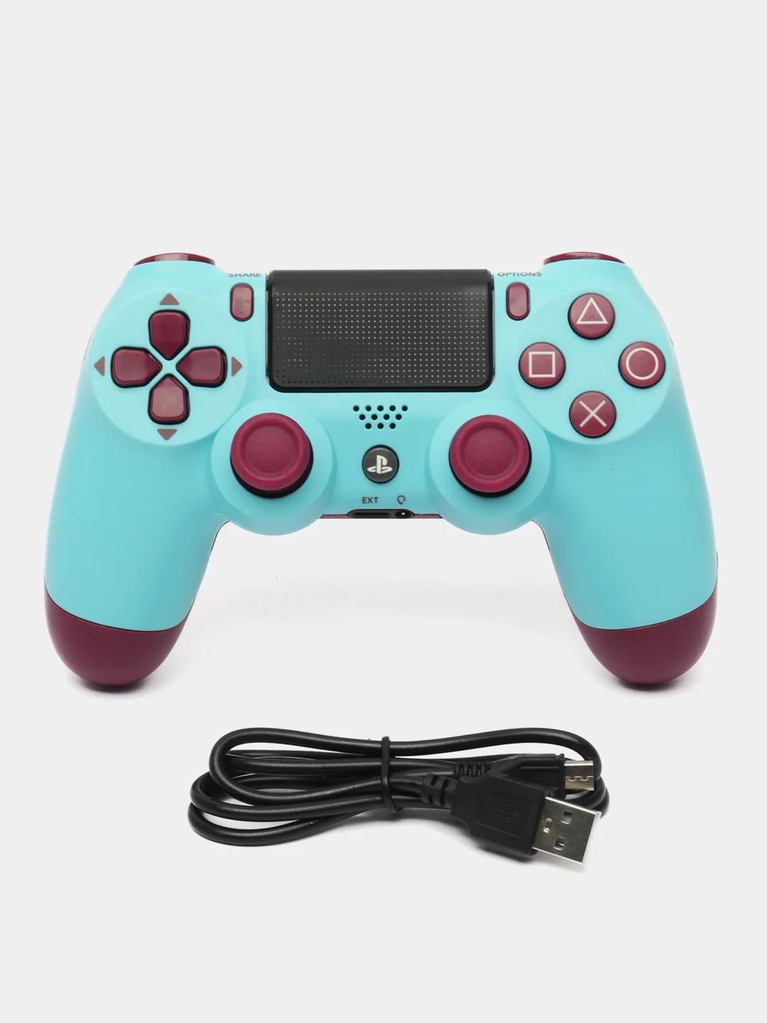Бирюзовый беспроводной геймпад-джойстик DualShock 4 для PS4, PS5 и ПК