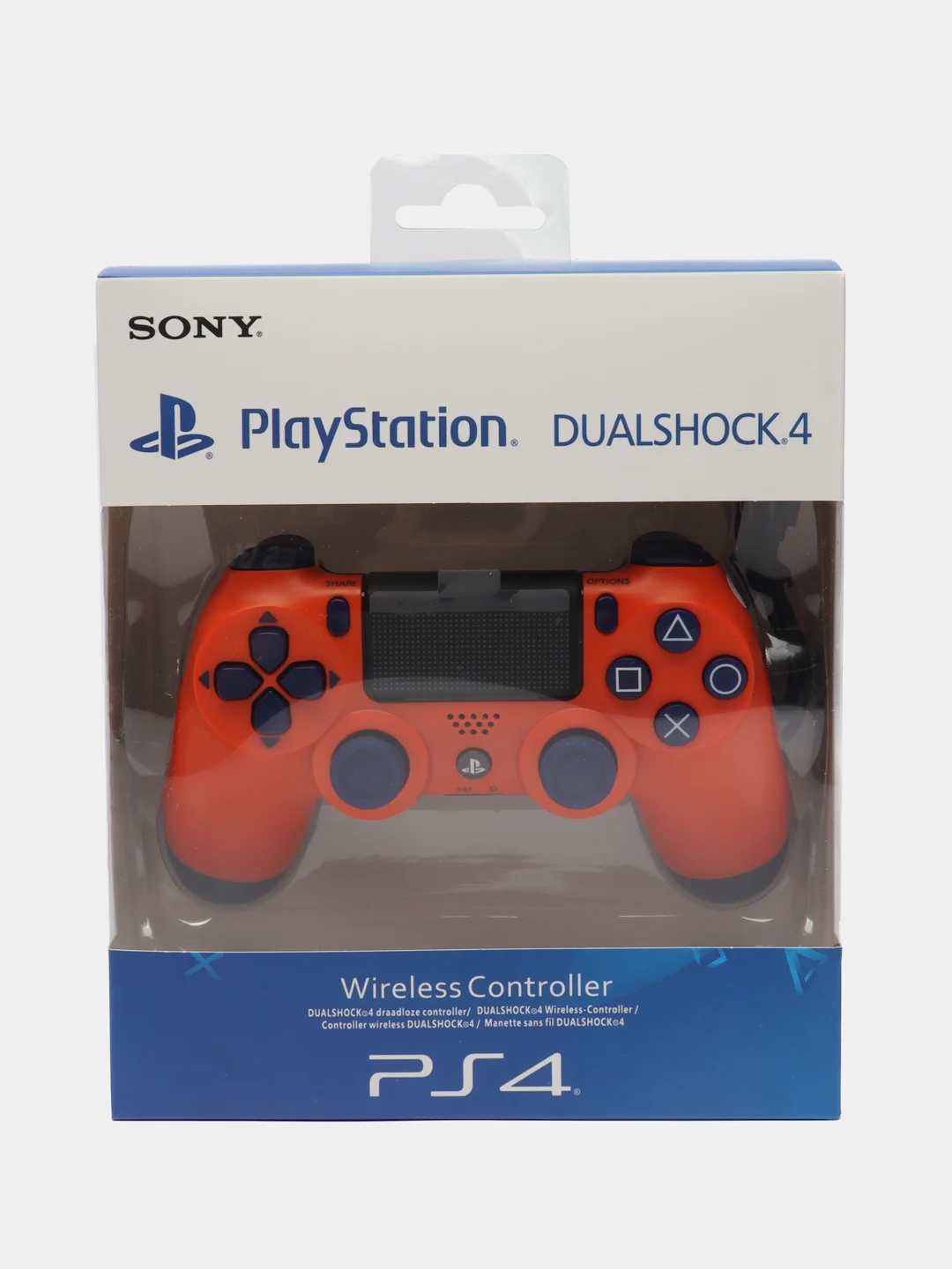 Оранжевый беспроводной геймпад-джойстик DualShock 4 для PS4, PS5 и ПК