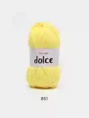 Светло-жёлтый пряжа Плюшевая YarnArt Dolce 100% Микрополиэстер 100г 120м (Велюровая ЯрнАрт Долче)