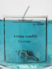 Голубой гелевая ароматическая свеча для дома